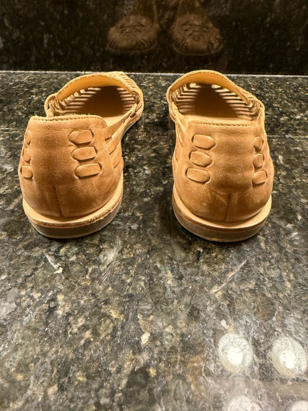 Nisolo Women's Tan Cutout Loafers - Picture 6 of 8